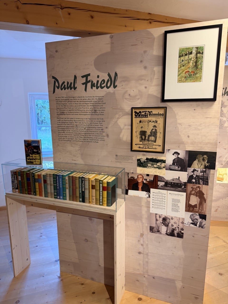 Ausstellung über Paul Friedl im Freilichtmuseum Finsterau