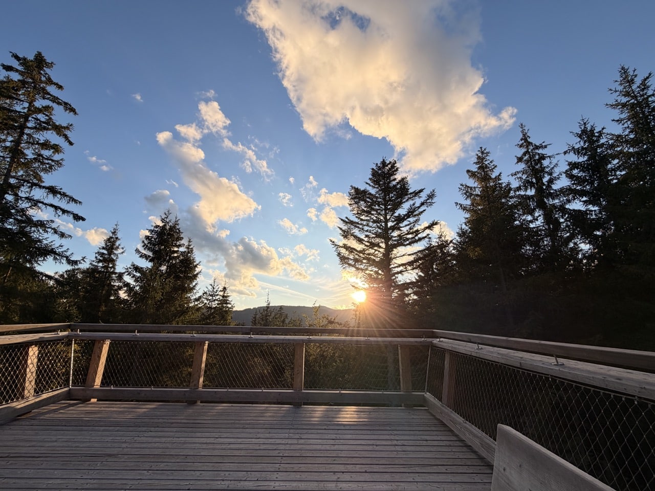 Aussichtsplattform Lusenblick bei Finsterau